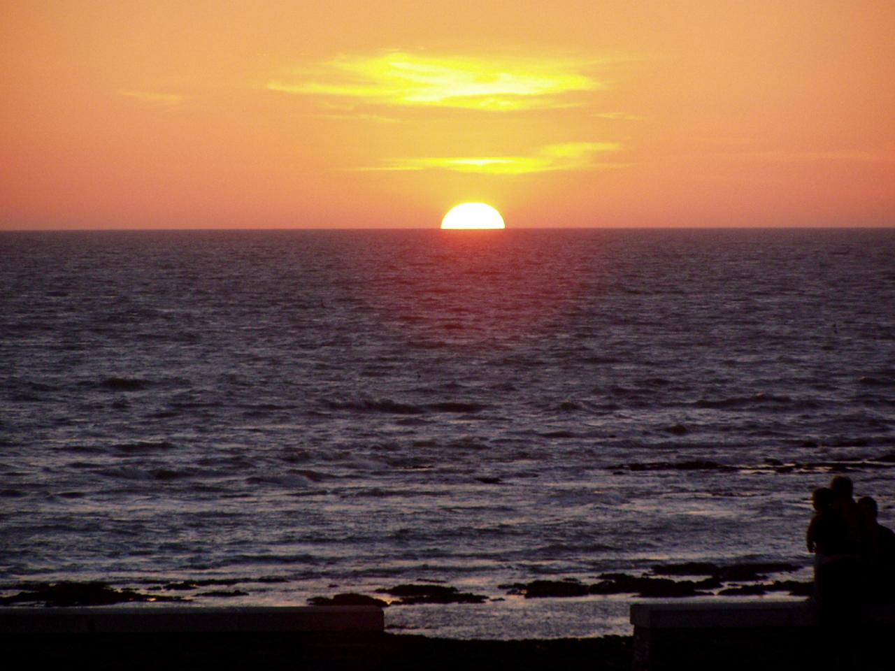 Coucher de solei sur l'océan Atlantique (Vendée)