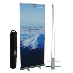 Roll up banner stand